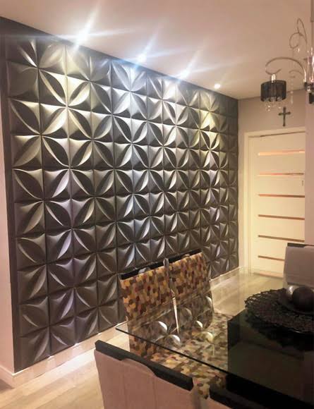 Plaquettes de parement 3D design sombre élégant